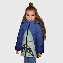 Куртка зимняя для девочки IKEA Shark, цвет: 3D-черный — фото 2