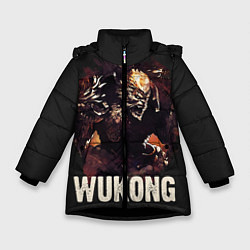 Куртка зимняя для девочки Wukong, цвет: 3D-черный