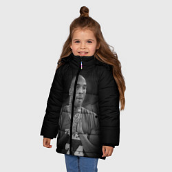 Куртка зимняя для девочки Коби Брайант, цвет: 3D-красный — фото 2