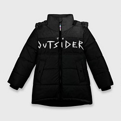 Куртка зимняя для девочки The Outsider, цвет: 3D-черный