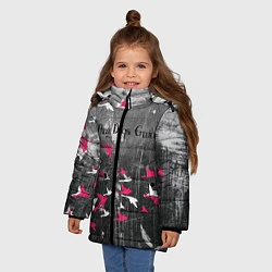 Куртка зимняя для девочки Three Days Grace art, цвет: 3D-черный — фото 2
