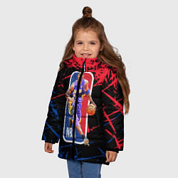 Куртка зимняя для девочки KOBE BRYANT, цвет: 3D-черный — фото 2