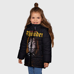 Куртка зимняя для девочки Arturo 'Thunder' Gatti, цвет: 3D-черный — фото 2