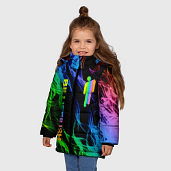 Куртка зимняя для девочки BILLIE EILISH, цвет: 3D-красный — фото 2