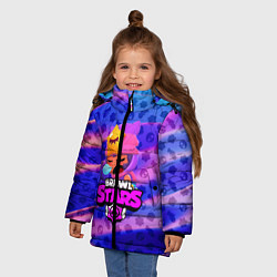 Куртка зимняя для девочки BRAWL STARS:SANDY, цвет: 3D-красный — фото 2