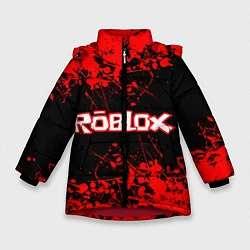 Куртка зимняя для девочки Roblox, цвет: 3D-красный