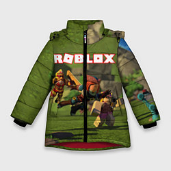 Куртка зимняя для девочки ROBLOX, цвет: 3D-красный