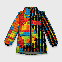 Куртка зимняя для девочки Roblox, цвет: 3D-светло-серый