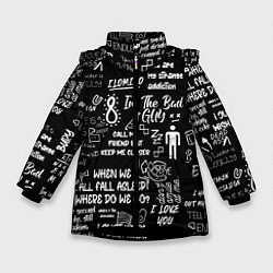 Куртка зимняя для девочки BILLIE EILISH BLACK, цвет: 3D-черный