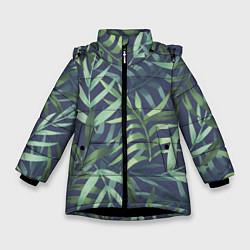 Зимняя куртка для девочки Арт из джунглей