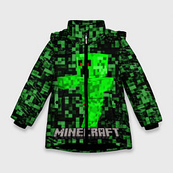 Зимняя куртка для девочки MINECRAFT CREEPER