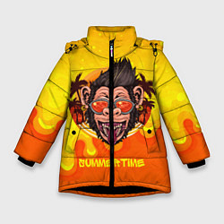 Зимняя куртка для девочки Summertime обезьяна