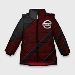 Куртка зимняя для девочки Nissan, цвет: 3D-красный