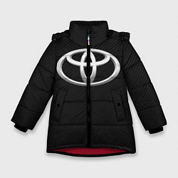 Зимняя куртка для девочки Toyota carbon