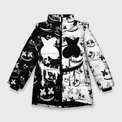 Куртка зимняя для девочки Fortnite & Marshmello, цвет: 3D-черный