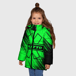 Куртка зимняя для девочки NILETTO, цвет: 3D-черный — фото 2