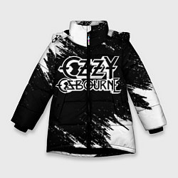 Куртка зимняя для девочки Ozzy Osbourne, цвет: 3D-черный