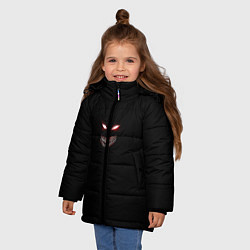Куртка зимняя для девочки Ug, цвет: 3D-черный — фото 2