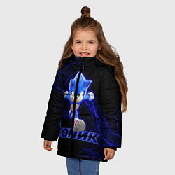 Куртка зимняя для девочки СОНИК, цвет: 3D-светло-серый — фото 2