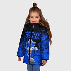 Куртка зимняя для девочки SONIC, цвет: 3D-светло-серый — фото 2
