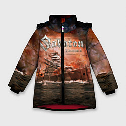 Куртка зимняя для девочки Sabaton, цвет: 3D-красный