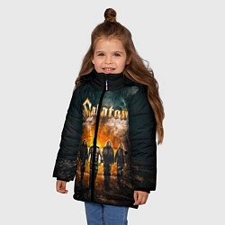 Куртка зимняя для девочки Sabaton, цвет: 3D-светло-серый — фото 2