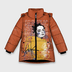 Куртка зимняя для девочки Bjork цвета 3D-черный — фото 1