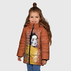 Куртка зимняя для девочки Bjork, цвет: 3D-светло-серый — фото 2