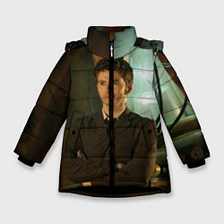 Куртка зимняя для девочки ЛЮБИМЫЙ ДОКТОР, цвет: 3D-черный