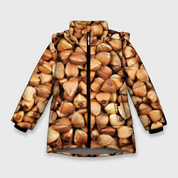 Куртка зимняя для девочки Гречка, цвет: 3D-светло-серый
