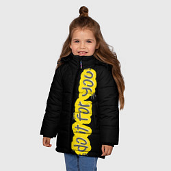 Куртка зимняя для девочки Сделай это для себя, цвет: 3D-черный — фото 2