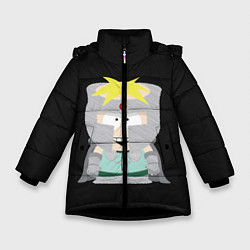 Куртка зимняя для девочки Batters, цвет: 3D-черный