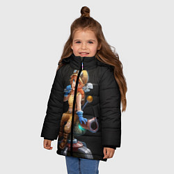 Куртка зимняя для девочки ДЖЕССИ, цвет: 3D-светло-серый — фото 2