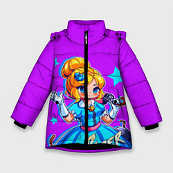 Куртка зимняя для девочки PIPER, цвет: 3D-черный