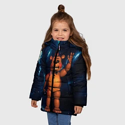 Куртка зимняя для девочки Five Nights At Freddys, цвет: 3D-красный — фото 2