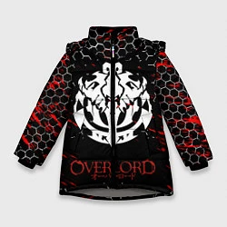 Куртка зимняя для девочки OVERLORD, цвет: 3D-светло-серый