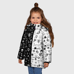 Куртка зимняя для девочки RAINBOW SIX SIEGE, цвет: 3D-черный — фото 2