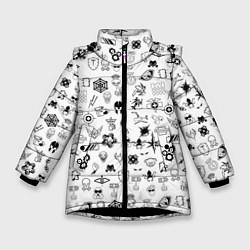 Куртка зимняя для девочки RAINBOW SIX SIEGE, цвет: 3D-черный
