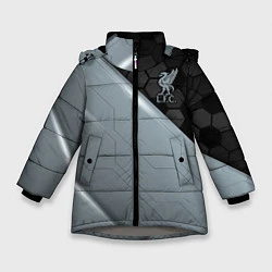 Куртка зимняя для девочки Liverpool FC, цвет: 3D-светло-серый