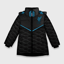 Куртка зимняя для девочки Liverpool FC, цвет: 3D-черный