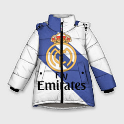 Куртка зимняя для девочки Реал, цвет: 3D-светло-серый