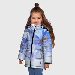 Куртка зимняя для девочки Весна 2020, цвет: 3D-черный — фото 2