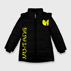 Куртка зимняя для девочки WU-TANG CLAN, цвет: 3D-черный