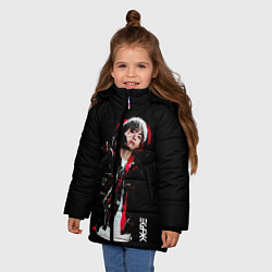 Куртка зимняя для девочки BTS, цвет: 3D-красный — фото 2