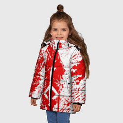 Куртка зимняя для девочки BLOODBORNE, цвет: 3D-черный — фото 2