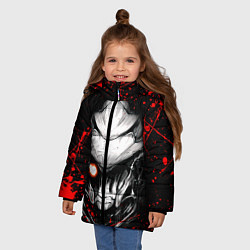 Куртка зимняя для девочки УБИЙЦА ГОБЛИНОВ, цвет: 3D-светло-серый — фото 2