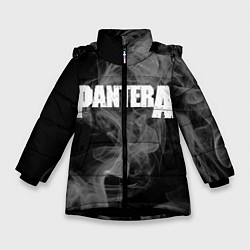 Куртка зимняя для девочки Pantera, цвет: 3D-черный