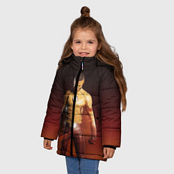 Куртка зимняя для девочки Wally West, цвет: 3D-светло-серый — фото 2