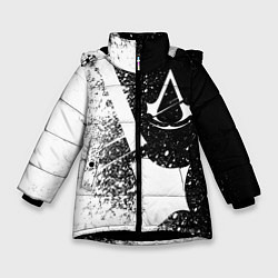 Куртка зимняя для девочки Assassin’s Creed 03, цвет: 3D-черный
