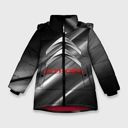Куртка зимняя для девочки CITROEN, цвет: 3D-красный